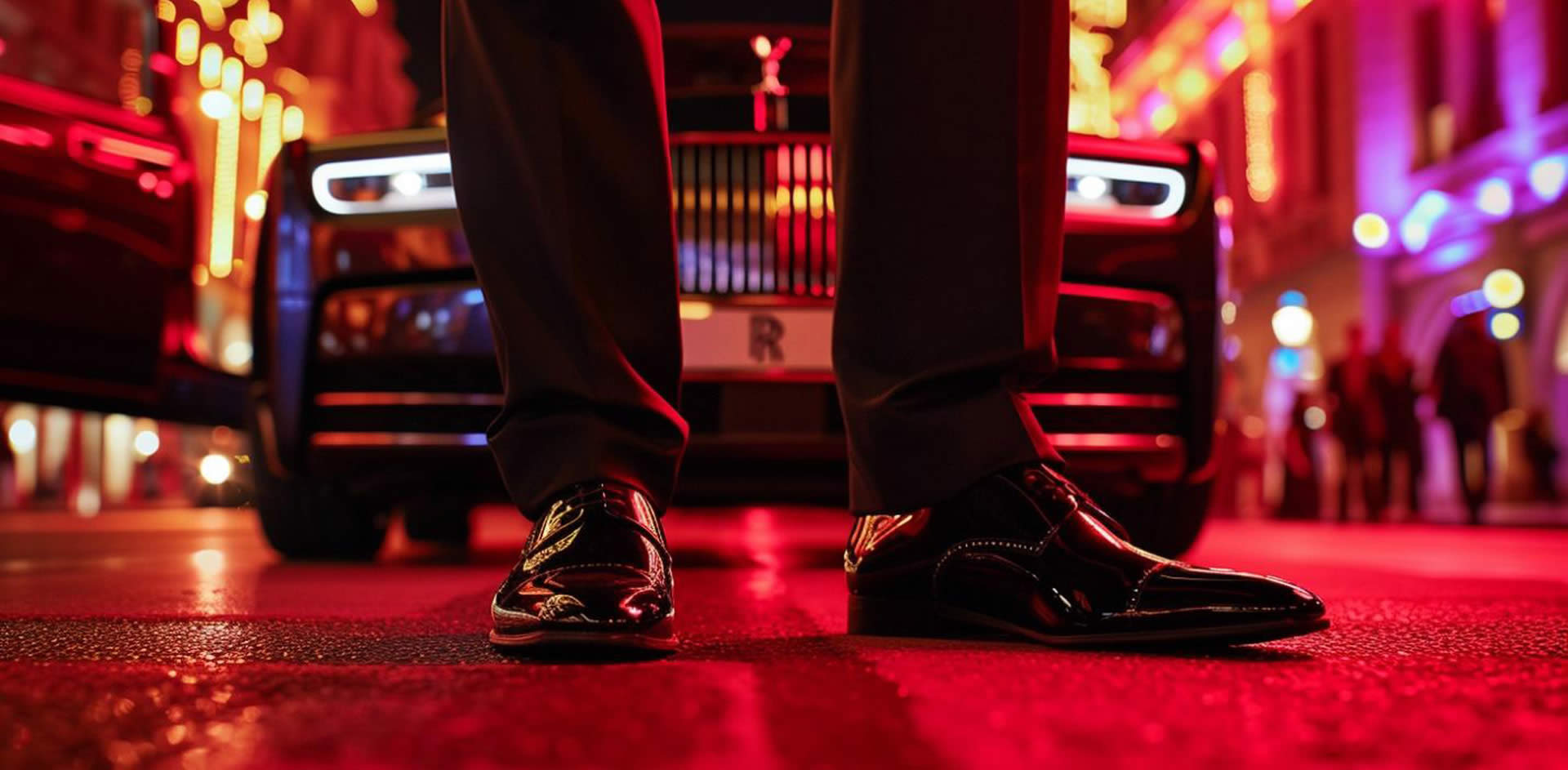 Limo Service at Night